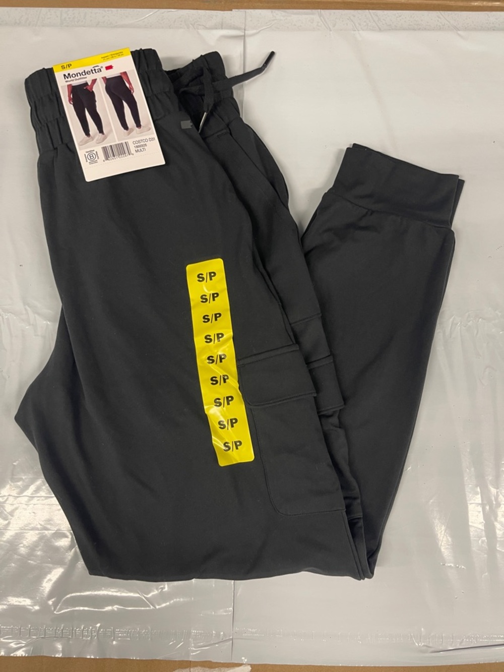 Mondetta Kids Black Cargo Sweat Joggers